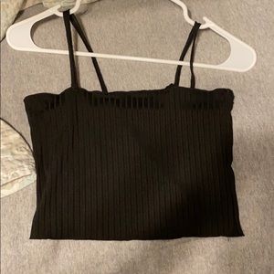 black tank top